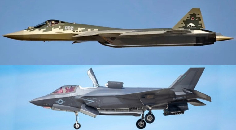 Tiêm kích tàng hình Su-57 của Nga xuất hiện trên chiến trường