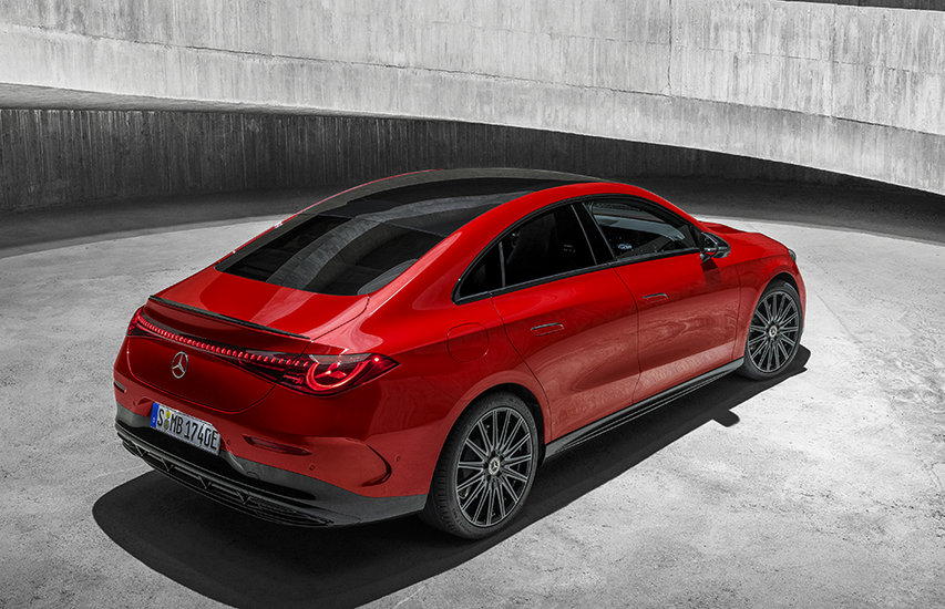Ngoại thất thể thao của Mercedes-Benz CLA 200 electric