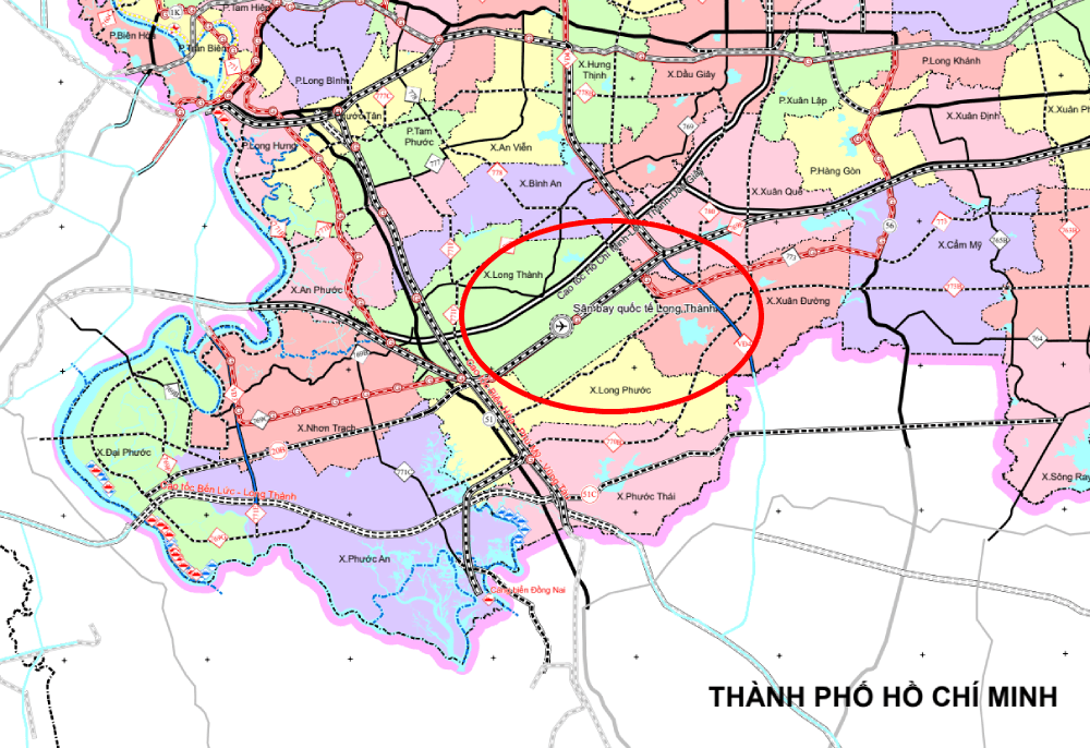 Toàn cảnh công trường sân bay Long Thành