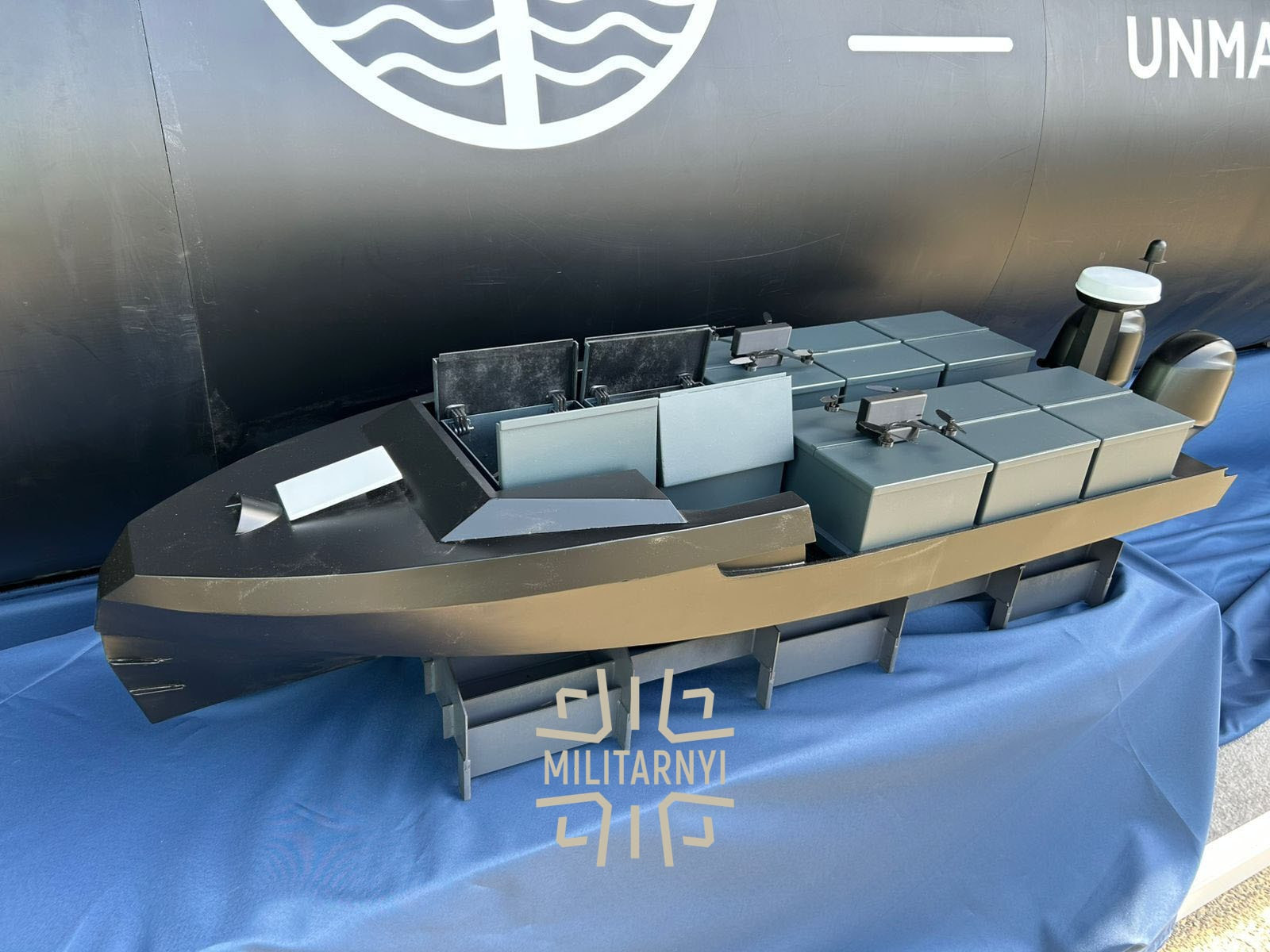 Xuồng không người lái TRITON của Global Mark tại triển lãm Eurosatory 2026
