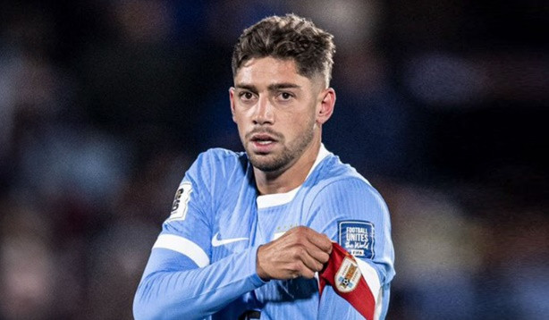 Federico Valverde là cầu thủ đáng xem nhất trong trận đấu giữa Uruguay và Saudi Arabia.