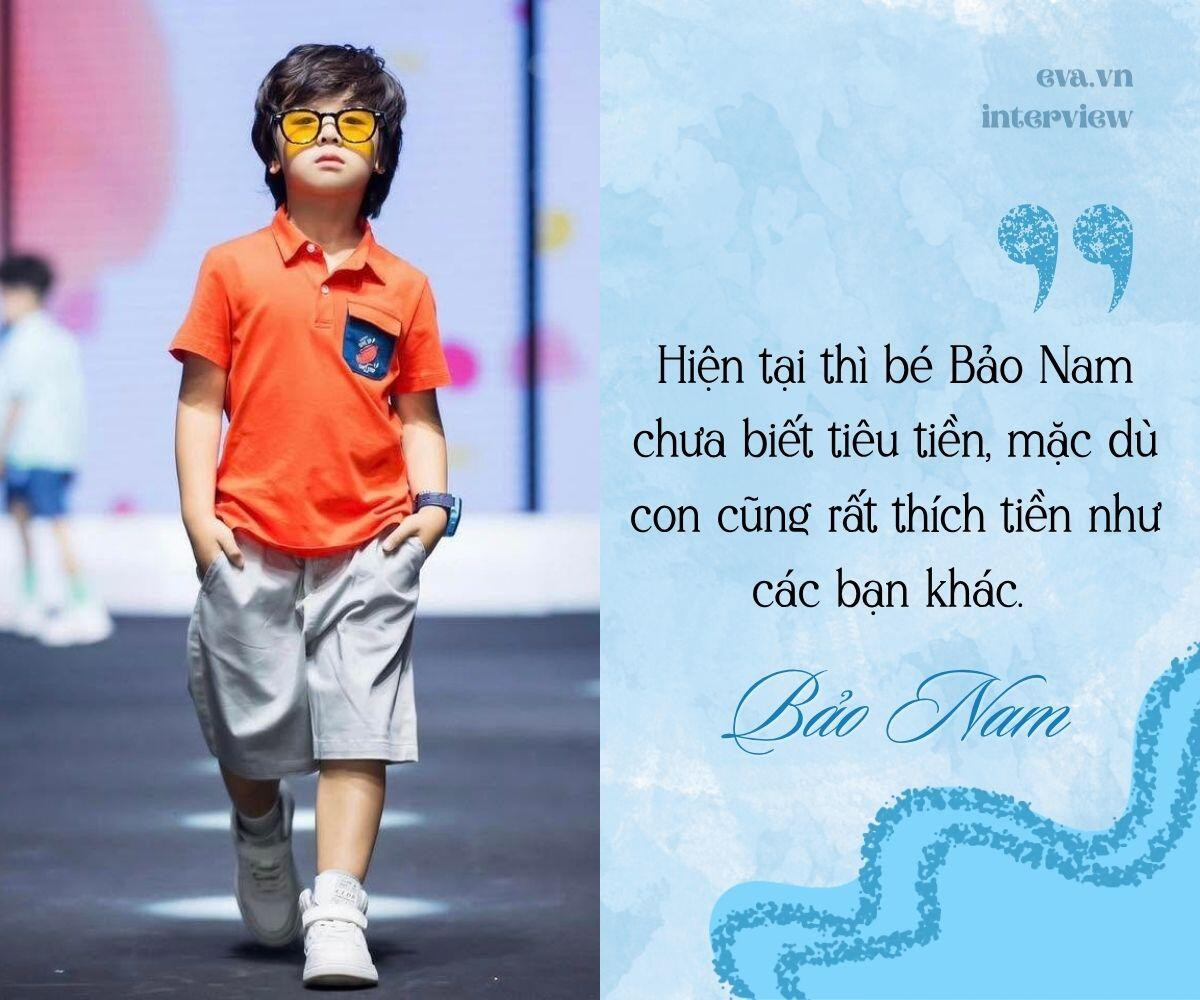 Toàn bộ thu nhập từ đóng phim được bố mẹ Bảo Nam cất giữ để chuẩn bị cho sự trưởng thành của con sau này.