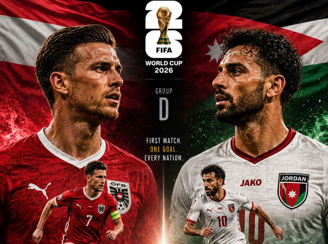 Áo chạm trán Jordan tại World Cup 2026: Khi triết lý của Ralf Rangnick thách thức tân binh 