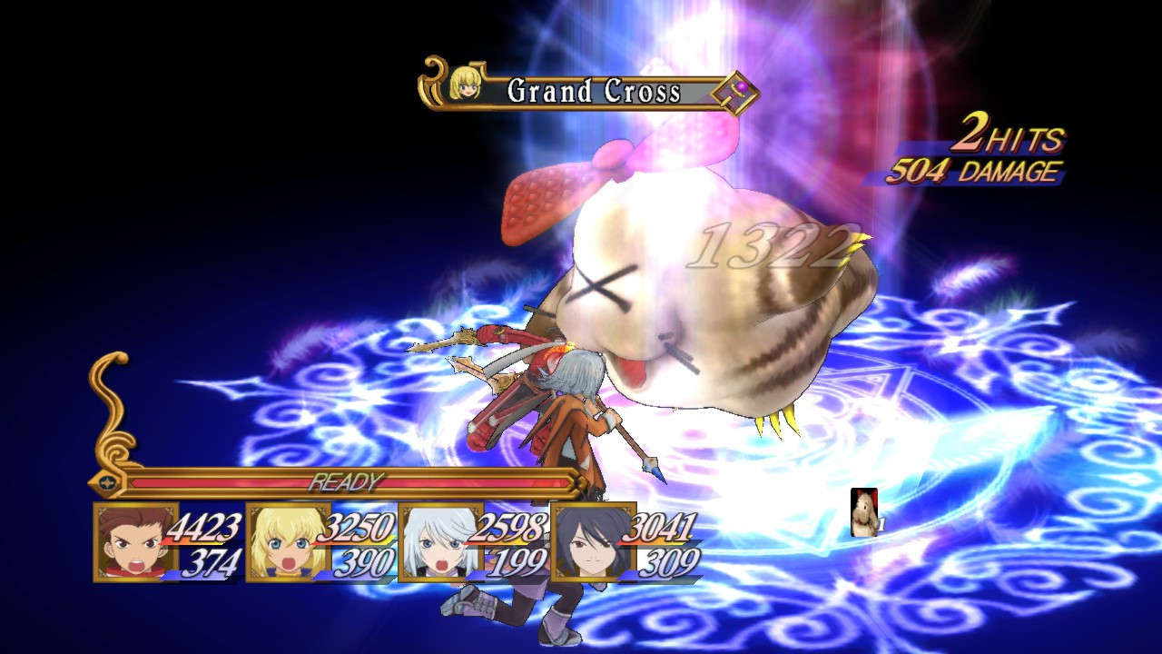 Ảnh chụp màn hình trong game Tales of Vesperia.
