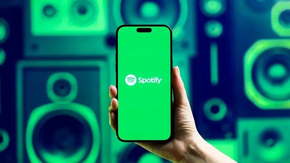 Giao diện đăng nhập Spotify trên thiết bị di động
