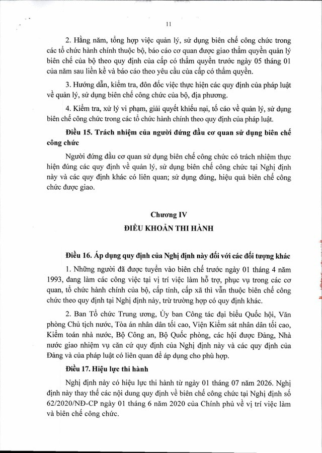 Dự thảo Nghị định quản lý, sử dụng biên chế công chức- Ảnh 11.