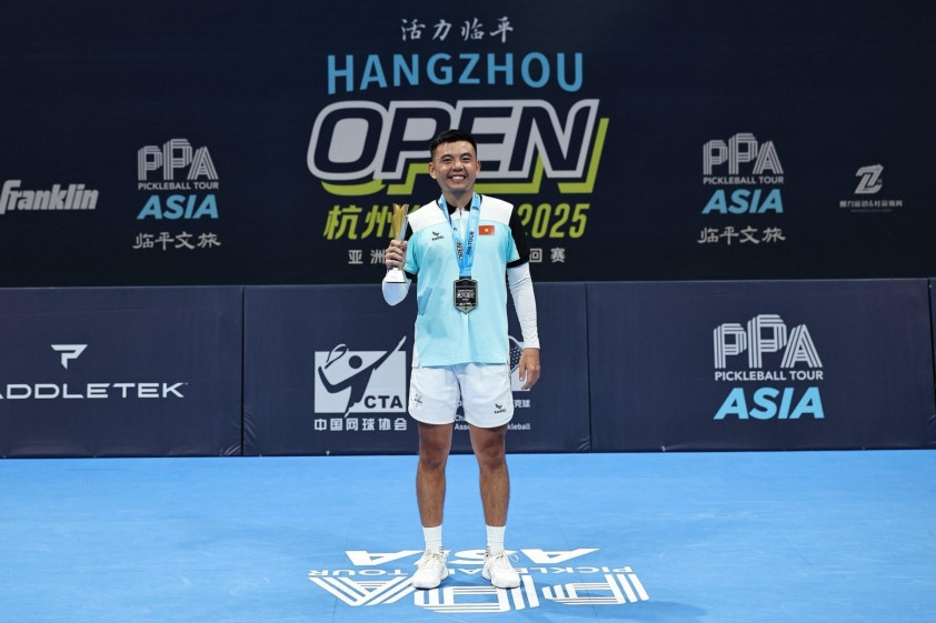 Các vận động viên Pickleball Việt Nam thi đấu ấn tượng