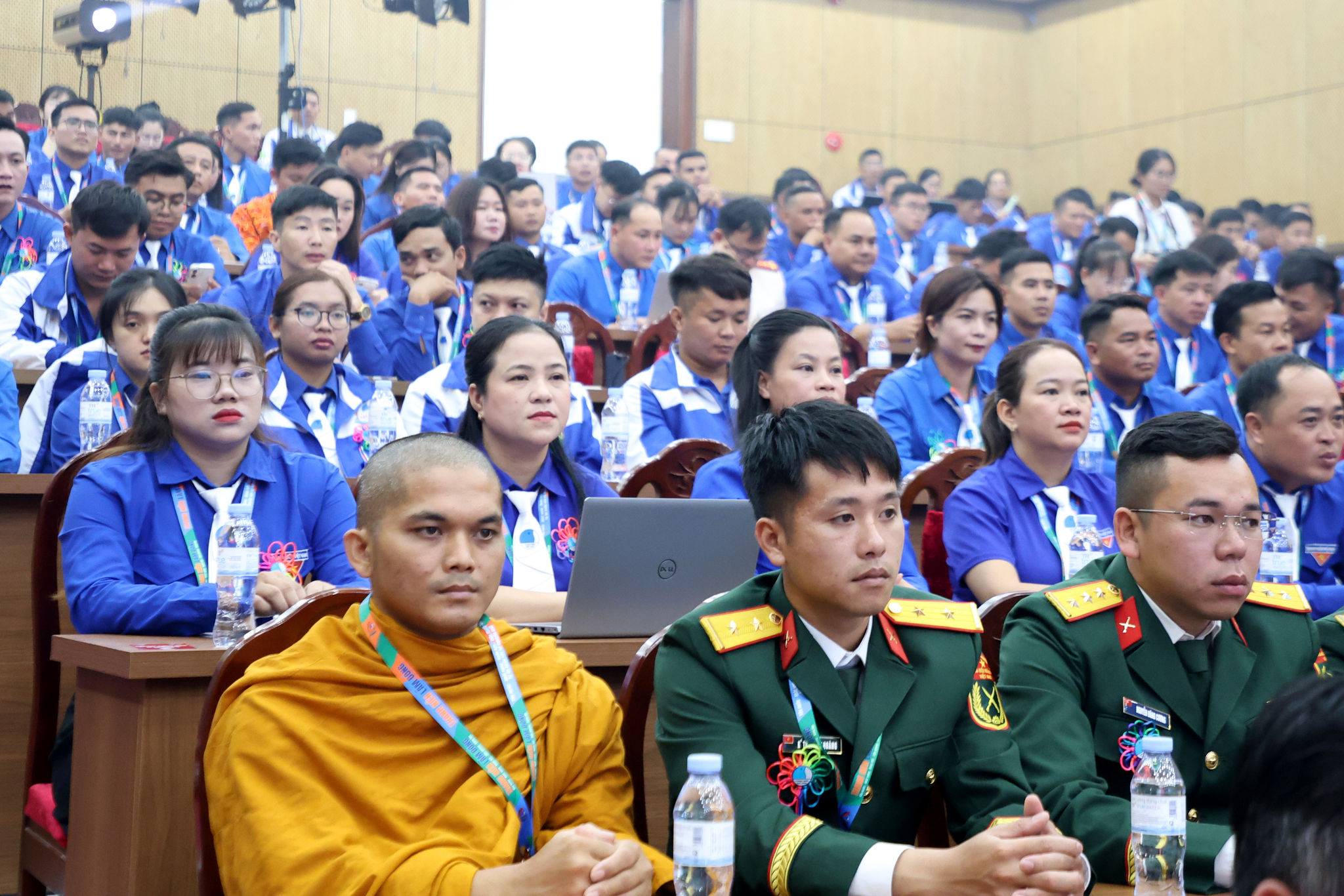 Đại biểu đại diện cho thanh niên lực lượng vũ trang, tôn giáo trên địa bàn tỉnh Lâm Đồng tham dự Đại hội
