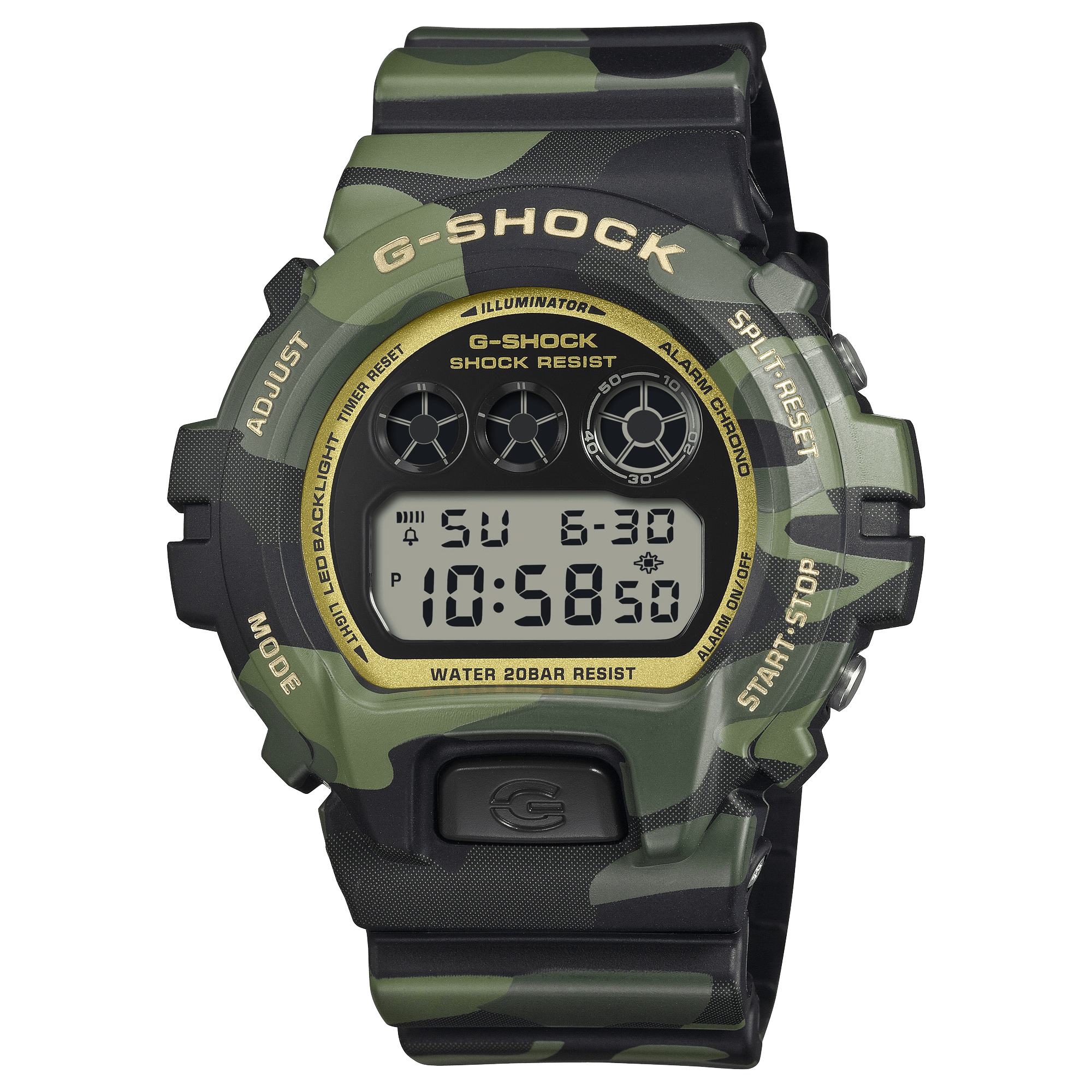 Cận cảnh mẫu Casio DW-6900CMG-3.