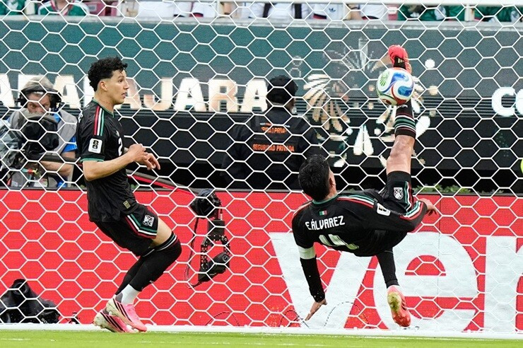 Edson Alvarez's goal-line save.