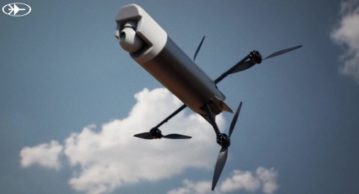 UAV phòng vệ Iron Wasp tích hợp trên xe thiết giáp