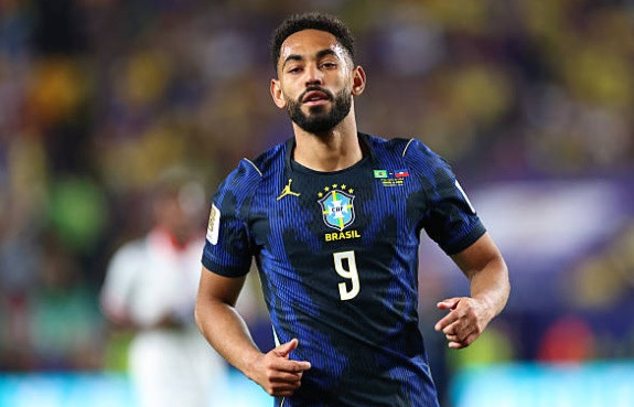 Matheus Cunha ăn mừng bàn thắng vào lưới Haiti tại World Cup 2026