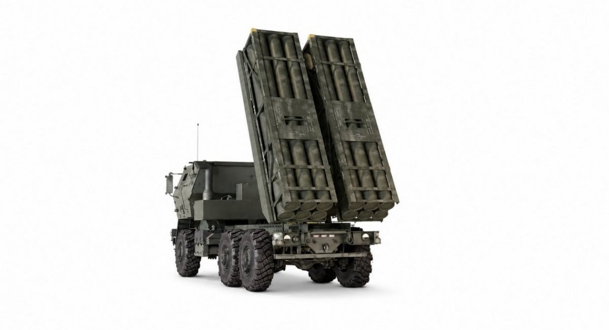 Hệ thống pháo phản lực HIMARS phiên bản nâng cấp FLEX của Lockheed Martin.