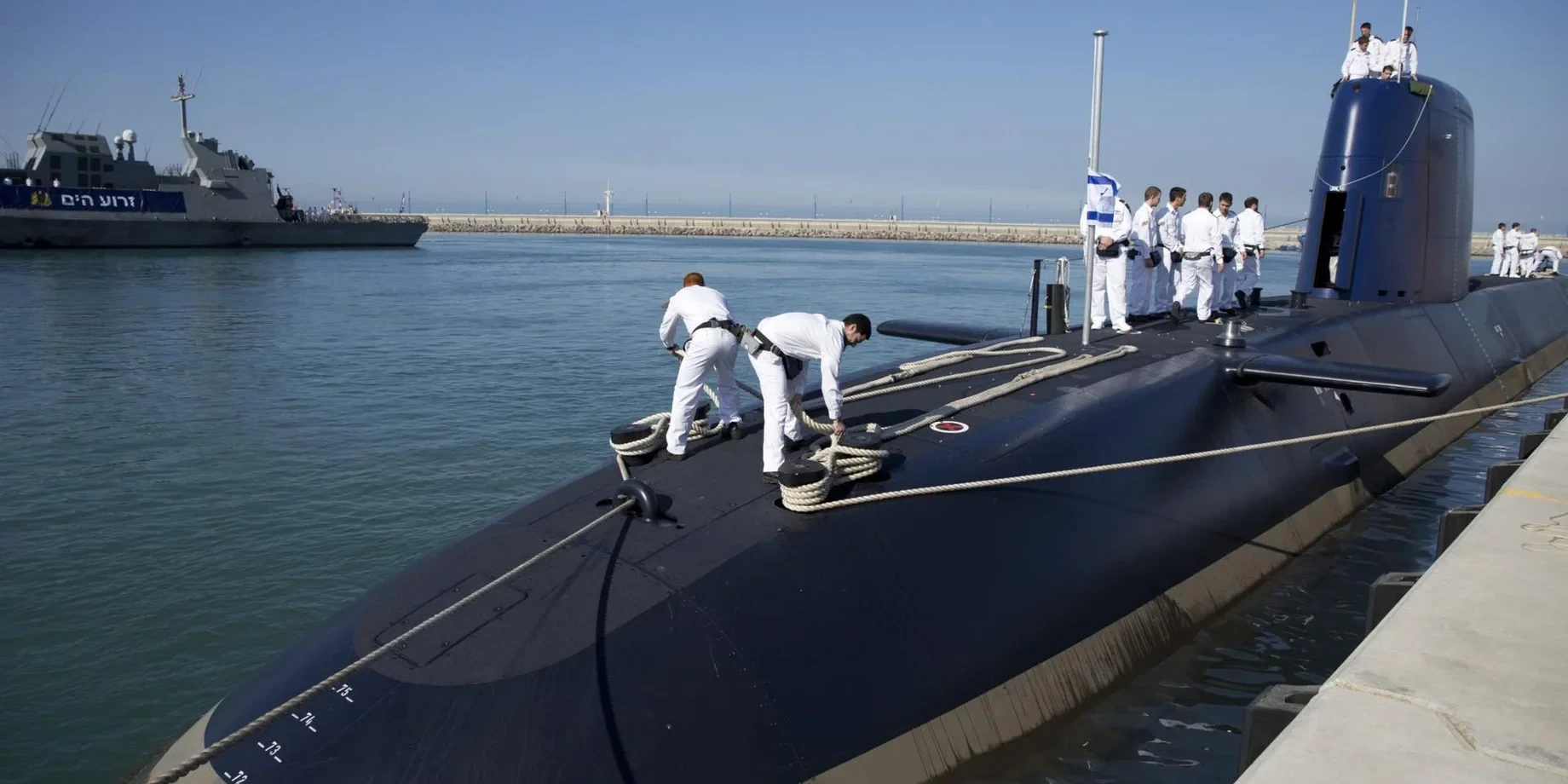 Một tàu ngầm lớp Dolphin của Hải quân Israel.