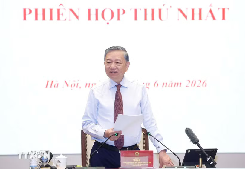 Tổng Bí thư, Chủ tịch nước Tô Lâm phát biểu chỉ đạo. (Ảnh: Thống Nhất/TTXVN)
