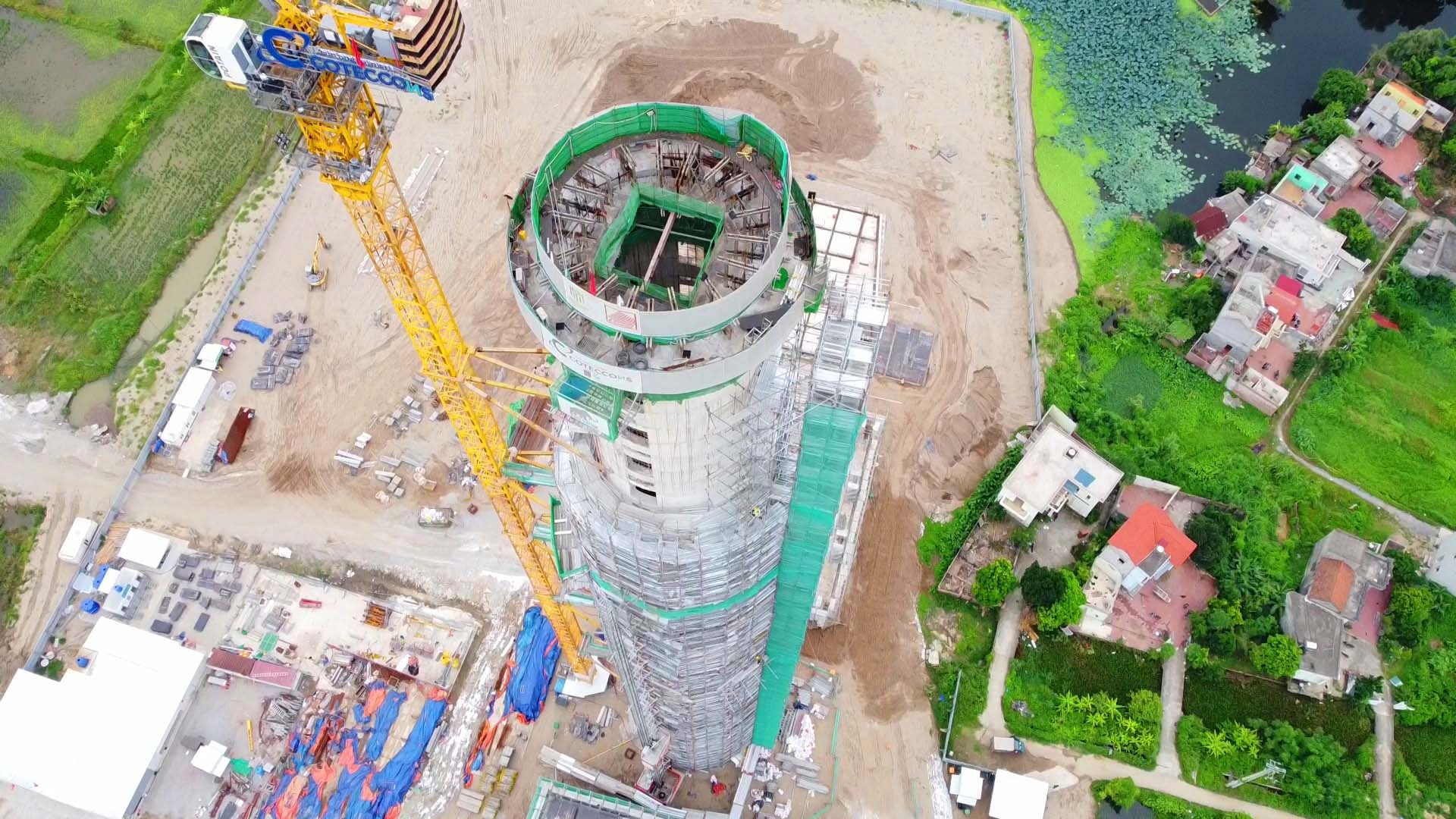 Toàn cảnh mặt bằng dự án sân bay Gia Bình quy mô 1.960 ha.