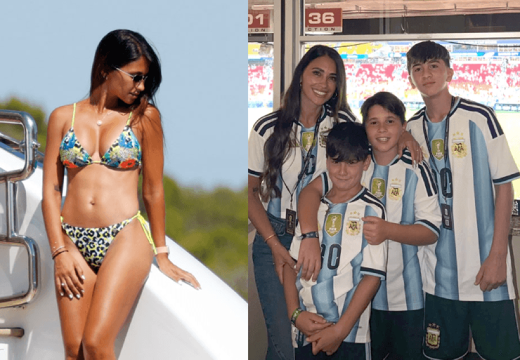 Antonela Roccuzzo và các con hứa hẹn gây sốt trên khán đài trận đấu sắp tới