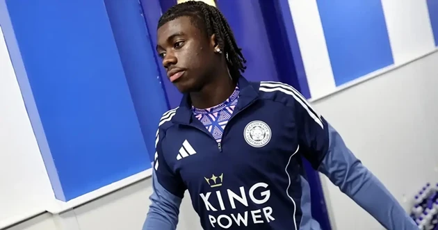 Jeremy Monga trong màu áo Leicester City đang được Arsenal săn đón sát sao.