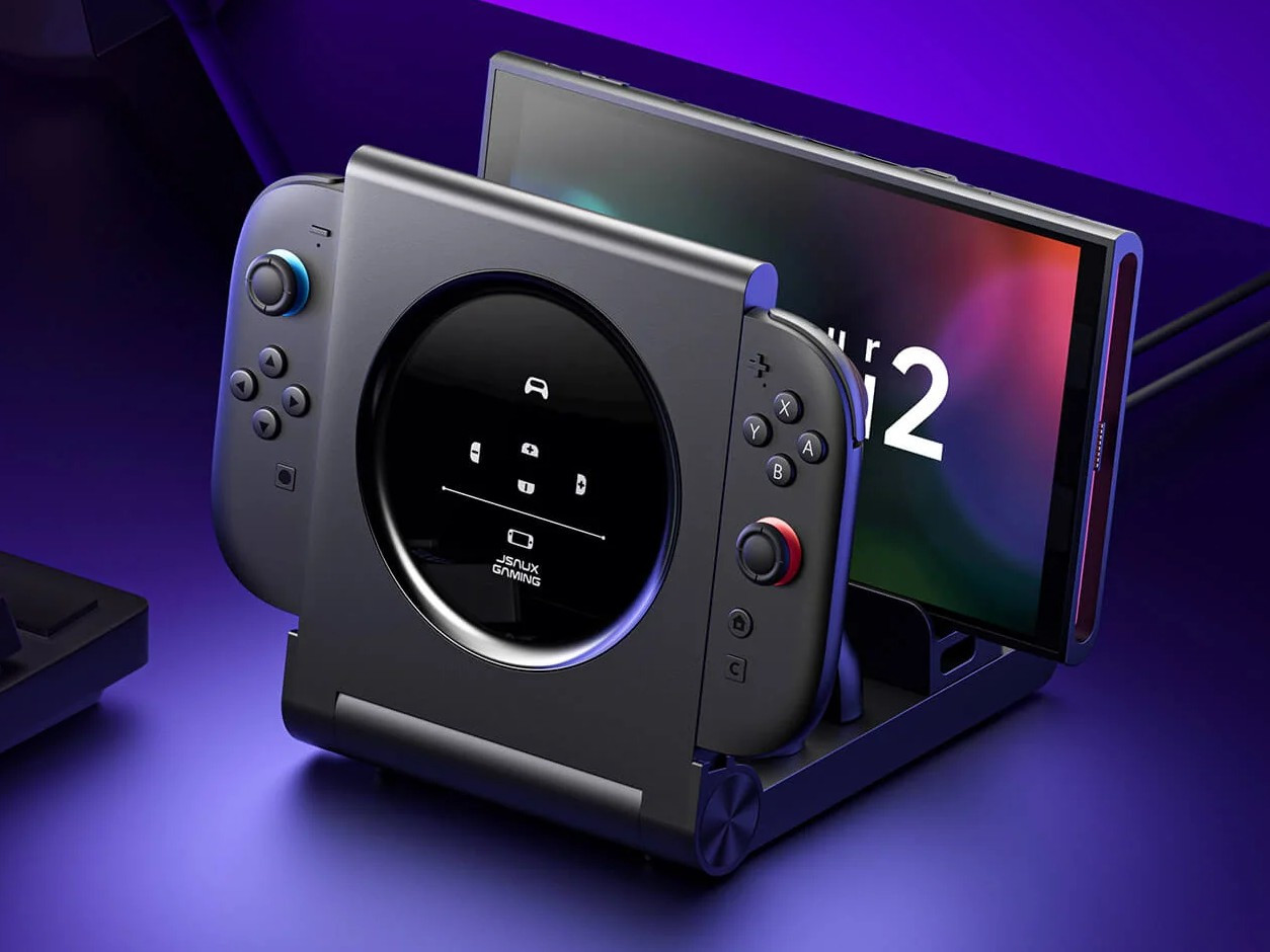 Jsaux 6-in-1 Gaming Dock cho Nintendo Switch 2 với thiết kế hiện đại
