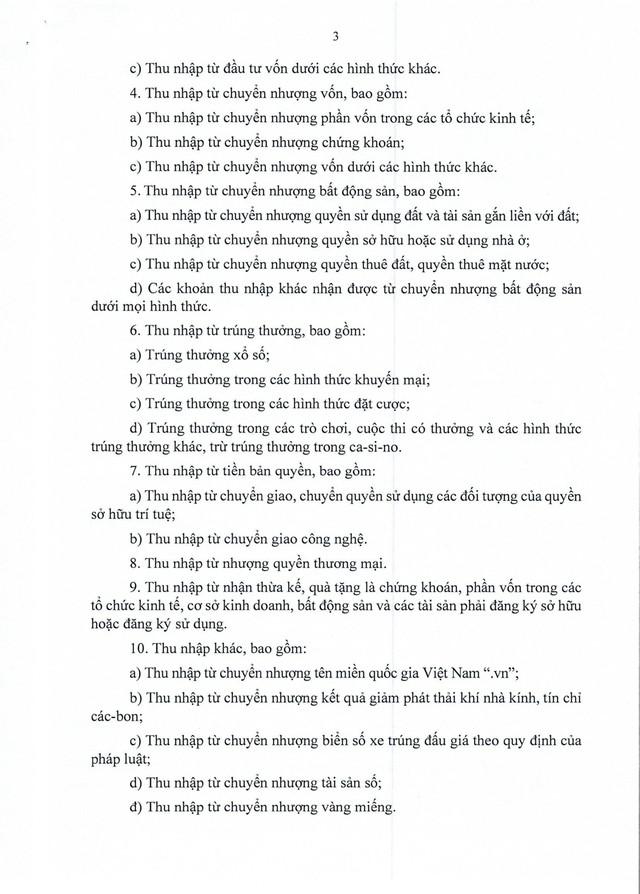 TOÀN VĂN: LUẬT THUẾ THU NHẬP CÁ NHÂN có hiệu lực từ 1/7/2026- Ảnh 3.