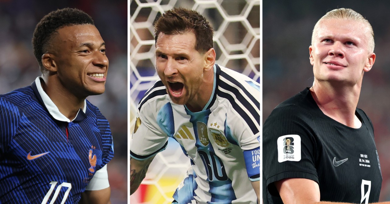 Kylian Mbappe, Lionel Messi và Erling Haaland tại World Cup 2026