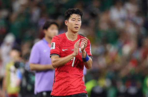 Các cầu thủ Hàn Quốc thất thần sau thất bại trước Nam Phi tại World Cup 2026.