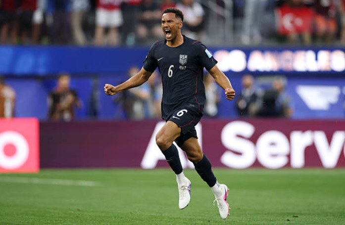 The US team took an early lead thanks to a goal from Trusty.