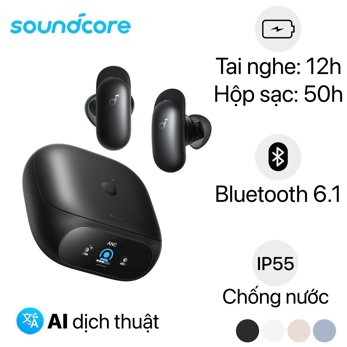 Tai nghe Bluetooth True Wireless Anker Soundcore Liberty 5 Pro