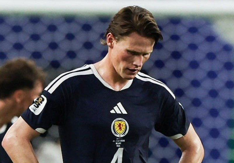 Các cầu thủ Scotland trong một khoảnh khắc đầy lo âu tại World Cup 2026