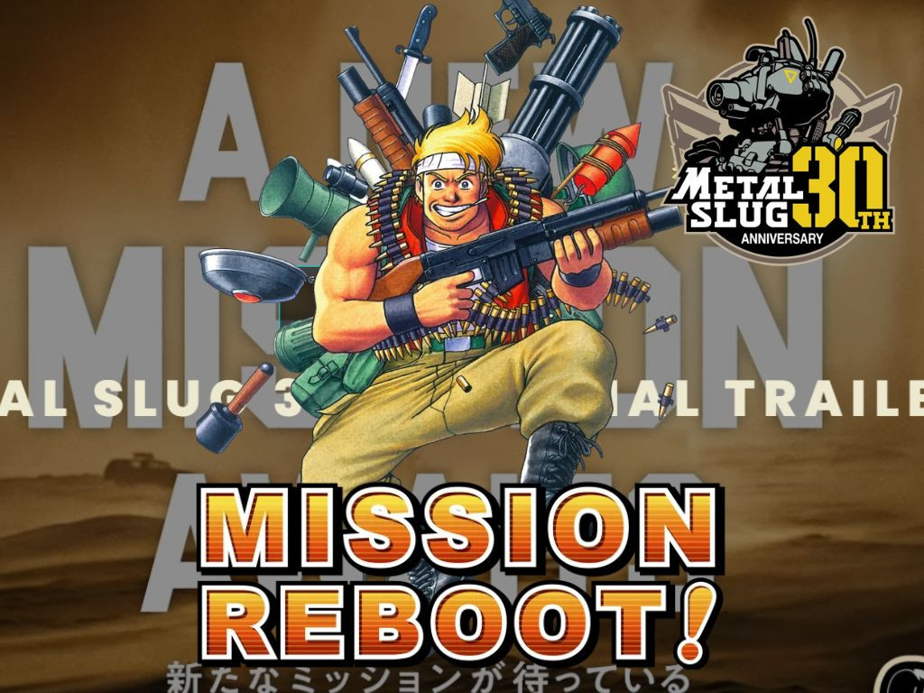 Artwork kỷ niệm 30 năm dòng game Metal Slug của SNK