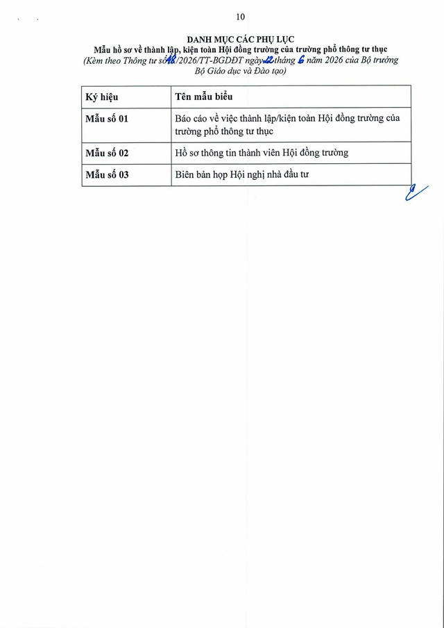 Thông tư 48/2026/TT-BGDĐT: Quy chế tổ chức, hoạt động của trường phổ thông tư thục- Ảnh 12.
