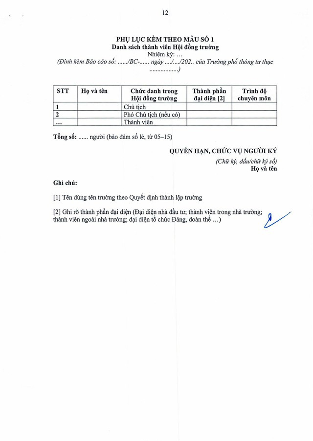 Thông tư 48/2026/TT-BGDĐT: Quy chế tổ chức, hoạt động của trường phổ thông tư thục- Ảnh 14.