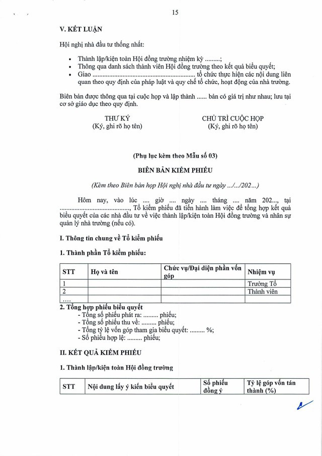 Thông tư 48/2026/TT-BGDĐT: Quy chế tổ chức, hoạt động của trường phổ thông tư thục- Ảnh 17.