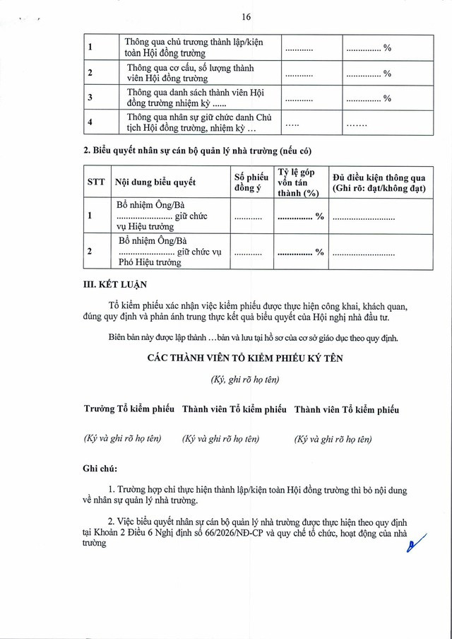 Thông tư 48/2026/TT-BGDĐT: Quy chế tổ chức, hoạt động của trường phổ thông tư thục- Ảnh 18.