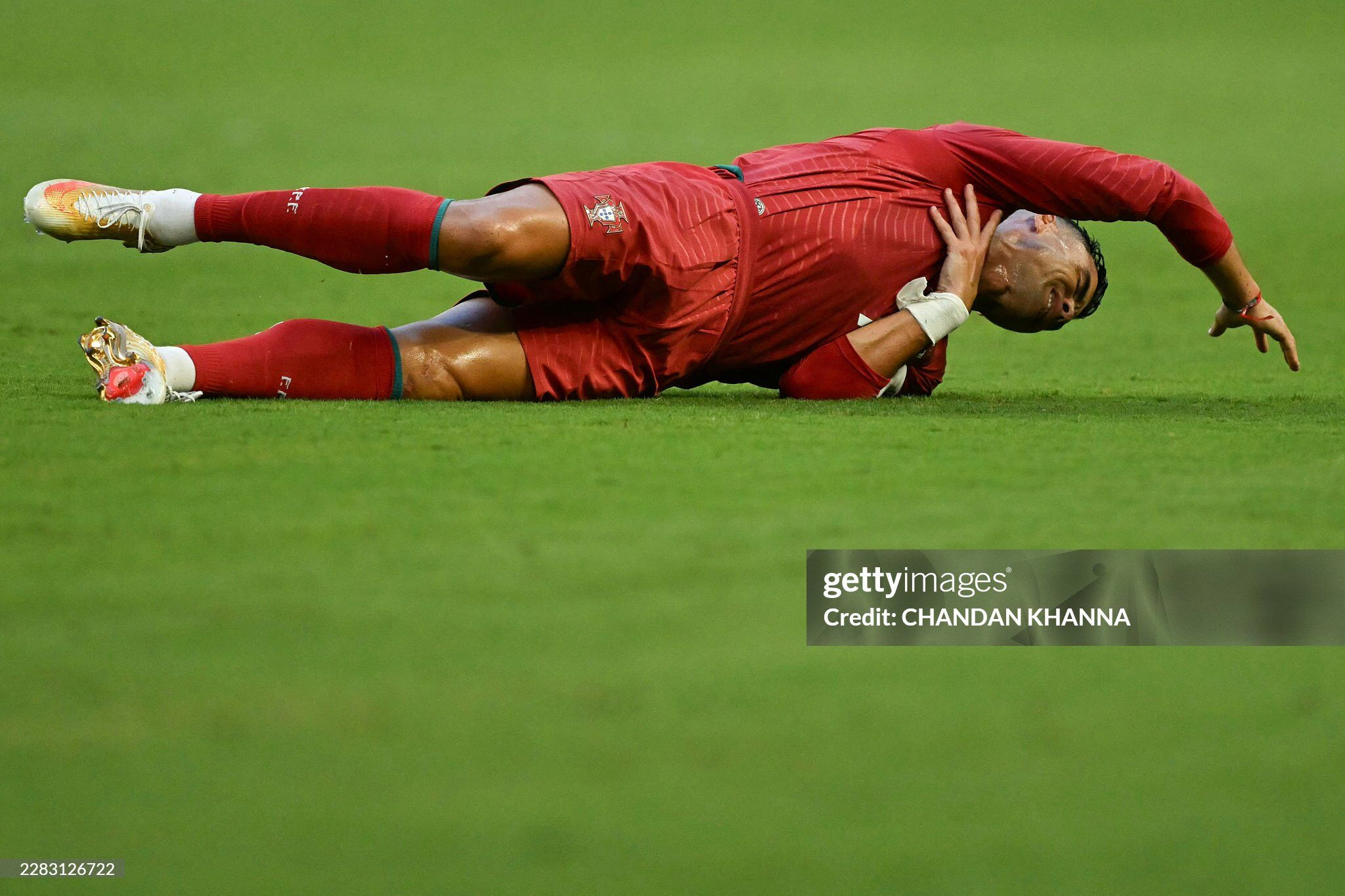 Ronaldo nỗ lực thi đấu dù không có thể trạng tốt nhất
