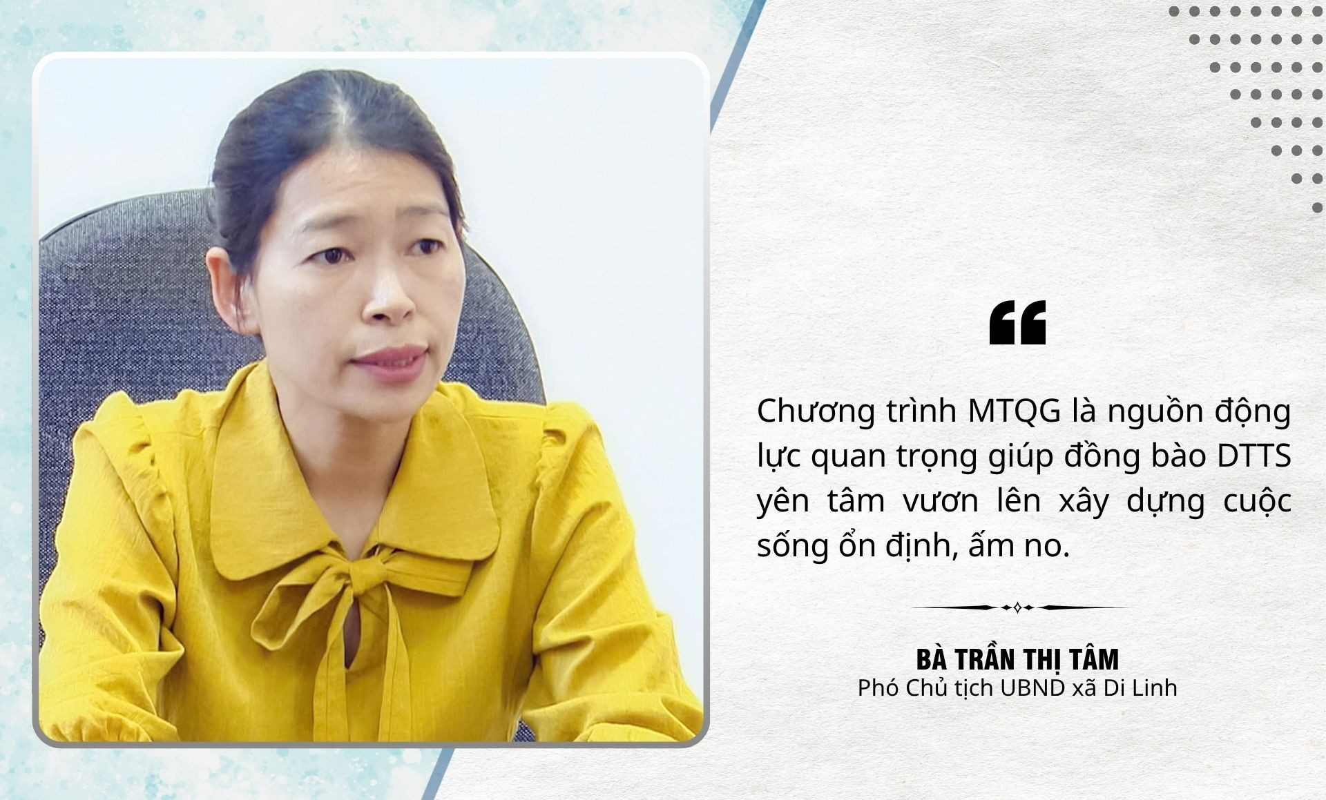 Bà Trần Thị Tâm pc