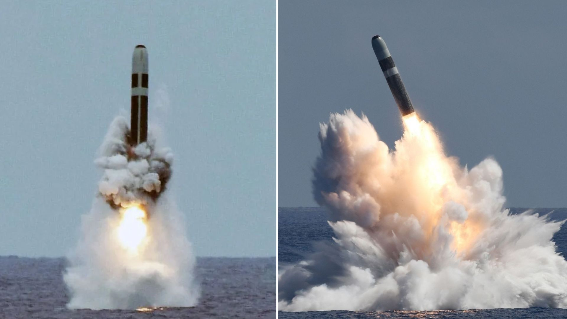 Tên lửa Trident II D5 phóng từ tàu ngầm hạt nhân Mỹ