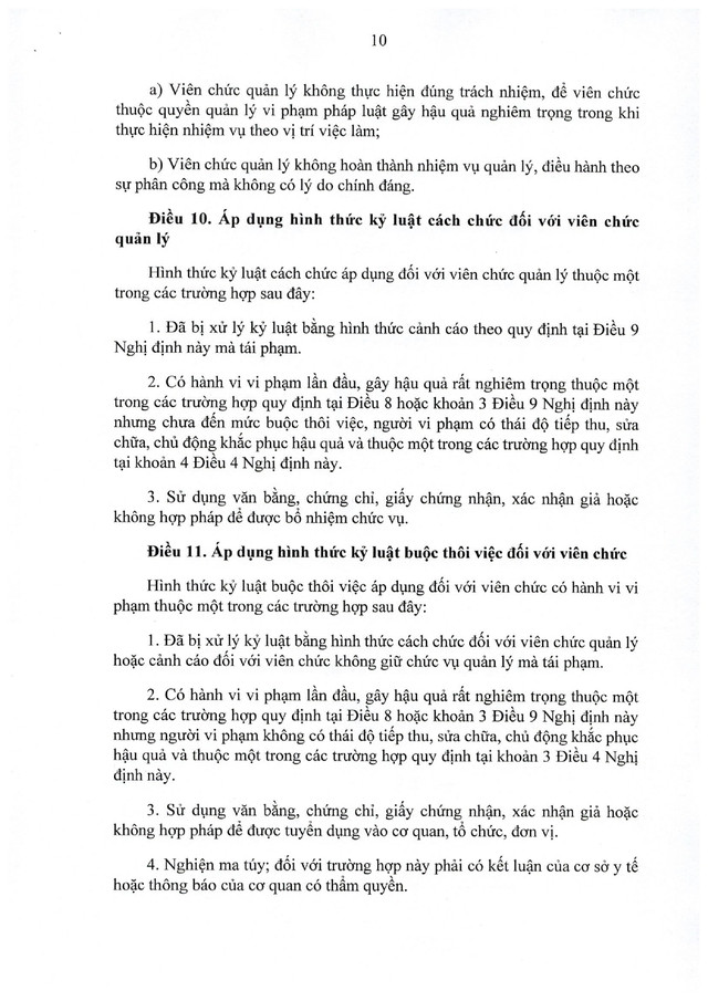 Nghị định số 234/2026/NĐ-CP về xử lý kỷ luật viên chức- Ảnh 10.