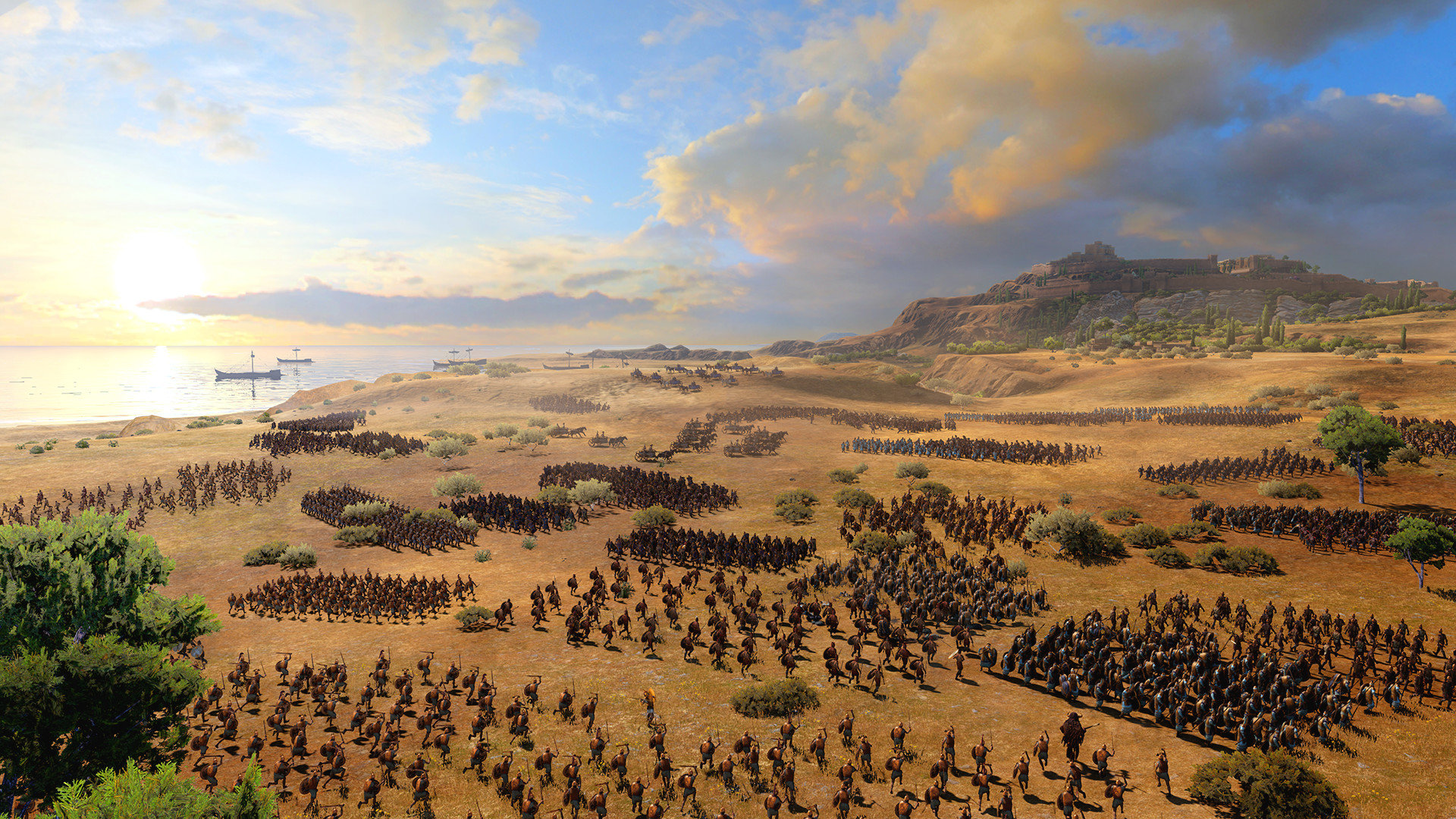 Một đội quân trong A Total War Saga: Troy.