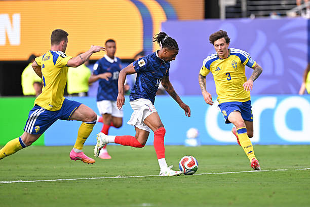Michael Olise trong màu áo đội tuyển Pháp tại World Cup 2026.