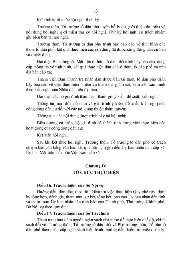 Thanh Hóa ban hành Quy chế tổ chức và hoạt động của thôn, tổ dân phố- Ảnh 15.