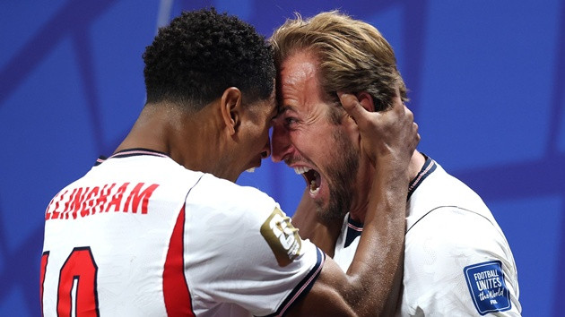 Harry Kane ăn mừng bàn thắng tại World Cup 2026