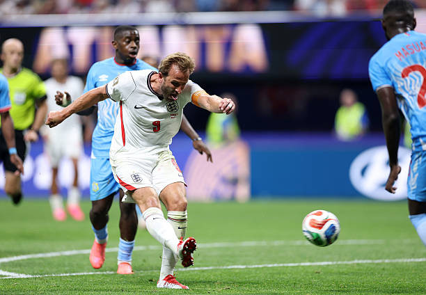 Harry Kane - 8.6 điểm: Người hùng thực sự của tuyển Anh với một cú đúp vô cùng đẳng cấp. Ảnh: Getty Images.