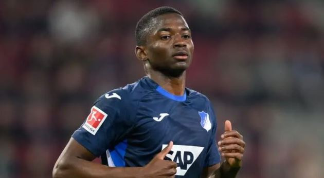 Bazoumana Toure trong màu áo Hoffenheim trước khi chuyển sang Newcastle United.