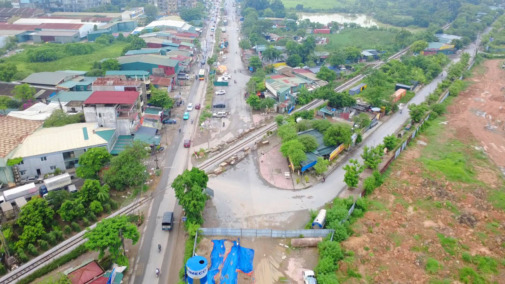 Đoạn 2 dự án đường 70 từ Đại lộ Thăng Long đến Ngô Thì Nhậm