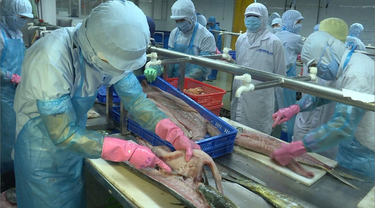 Chế biến thuỷ sản xuất khẩu ở Đông Lâm Đồng