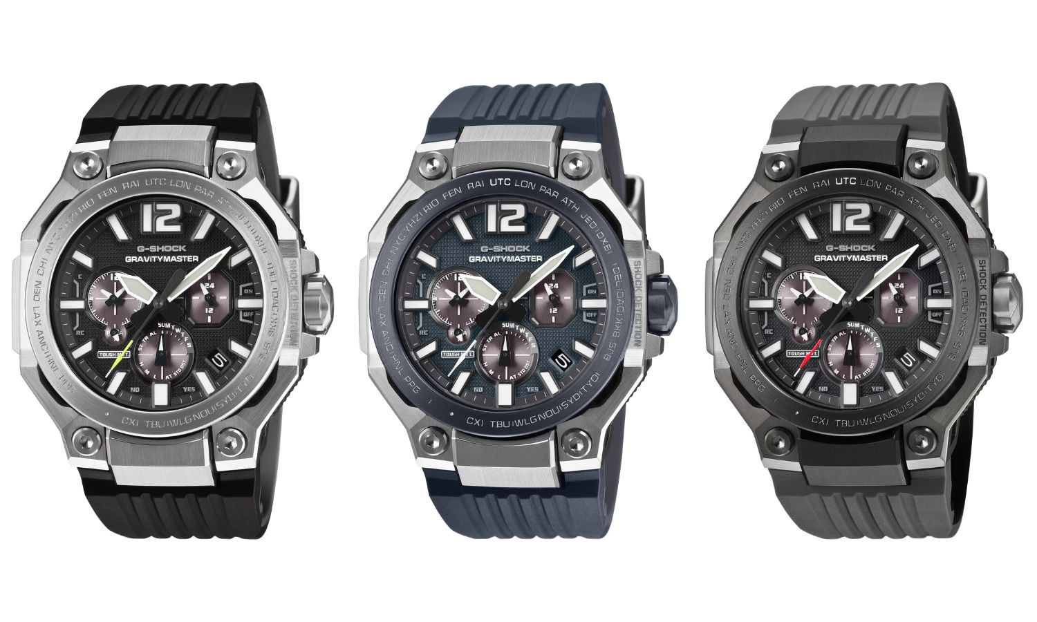 Ba phiên bản thuộc dòng Casio G-Shock GWR-B3000