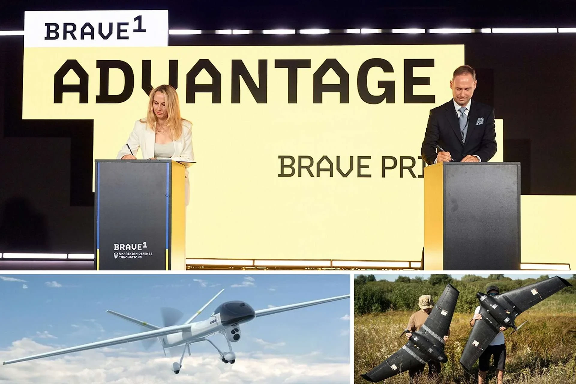 Lễ ký kết hợp tác giữa Airbus và BRAVE1 tại Kyiv