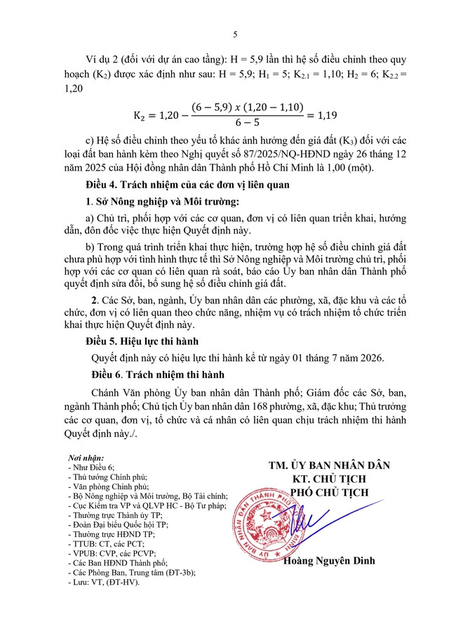 TP Hồ Chí Minh ban hành hệ số điều chỉnh giá đất năm 2026- Ảnh 5.