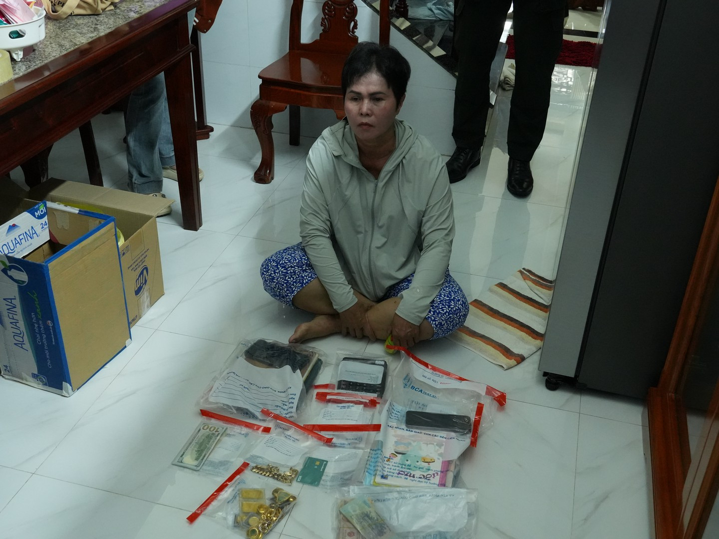 Tang vật thu giữ trong vụ án đánh bạc nghìn tỷ tại Cần Thơ